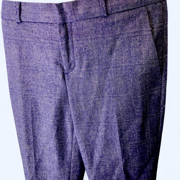 Banana Republic Pants - Banana Republic purple plaid trousers Size 6